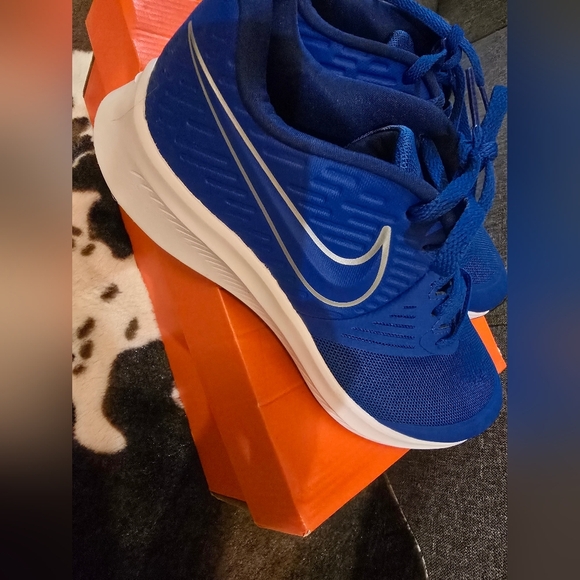 Other - Nike Blue and Silver Athletic Shoes